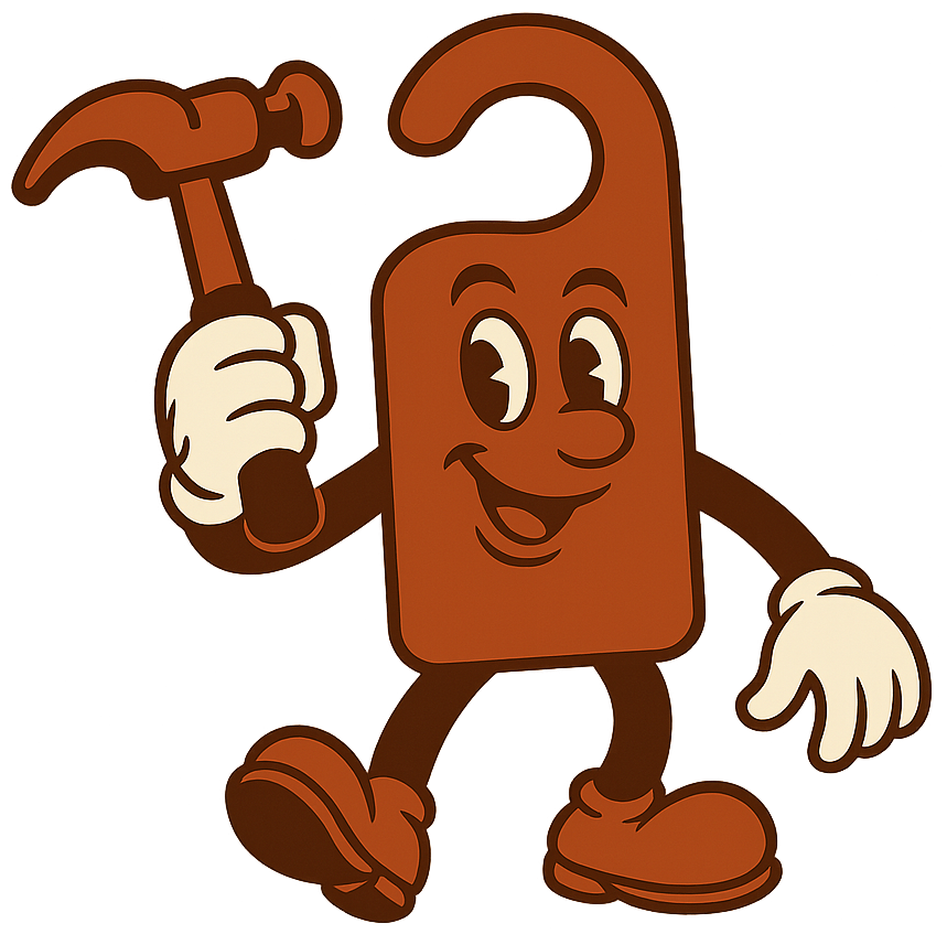 JDLM Door Hanger Mascot
